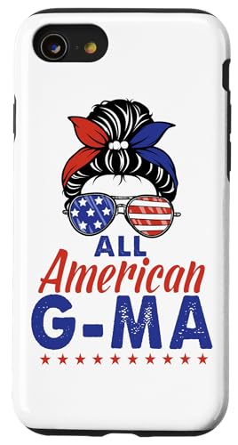 All American G-Ma Grandma Sunglasses USA Flag 4th of July Hülle für iPhone SE (2020) / 7 / 8 von All American 4th of July Matching Family