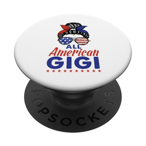 All American Gigi Grandma Sunglasses USA Flag 4th of July PopSockets Klebender PopGrip All American Gigi Grandma Sunglasses USA Flag 4th of July PopSockets Klebender PopGrip von All American 4th of July Matching Family