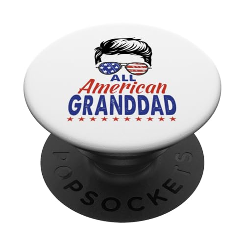 All American Granddad Sunglasses USA Flag 4th of July PopSockets Klebender PopGrip All American Granddad Sunglasses USA Flag 4th of July PopSockets Klebender PopGrip von All American 4th of July Matching Family