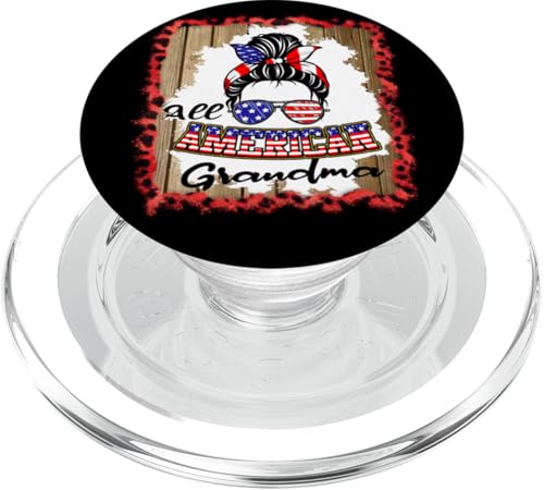 All American Grandma Patriotic Matching Family 4th of July PopSockets PopGrip für MagSafe All American Grandma Patriotic Matching Family 4th of July PopSockets PopGrip für MagSafe von All American 4th of July Matching Family