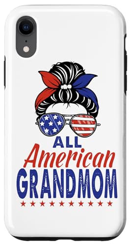All American Grandmom Sunglasses USA Flag 4th of July Hülle für iPhone XR All American Grandmom Sunglasses USA Flag 4th of July Hülle für iPhone XR von All American 4th of July Matching Family