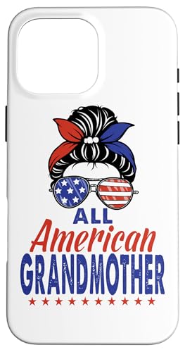 All American Grandmother Sunglasses USA Flag 4th of July Hülle für iPhone 16 Pro Max All American Grandmother Sunglasses USA Flag 4th of July Hülle für iPhone 16 Pro Max von All American 4th of July Matching Family