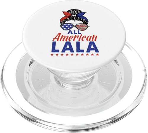 All American Lala Grandma Sunglasses USA Flag 4th of July PopSockets PopGrip für MagSafe All American Lala Grandma Sunglasses USA Flag 4th of July PopSockets PopGrip für MagSafe von All American 4th of July Matching Family