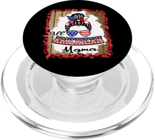 All American Mama Patriotic Matching Family 4th of July PopSockets PopGrip für MagSafe All American Mama Patriotic Matching Family 4th of July PopSockets PopGrip für MagSafe von All American 4th of July Matching Family