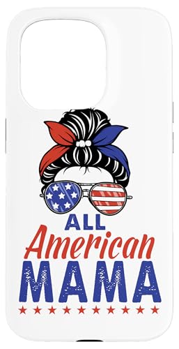 All American Mama Sunglasses USA Flag 4th of July Hülle für iPhone 15 Pro All American Mama Sunglasses USA Flag 4th of July Hülle für iPhone 15 Pro von All American 4th of July Matching Family