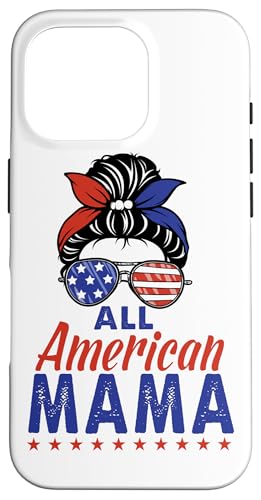 All American Mama Sunglasses USA Flag 4th of July Hülle für iPhone 16 Pro All American Mama Sunglasses USA Flag 4th of July Hülle für iPhone 16 Pro von All American 4th of July Matching Family