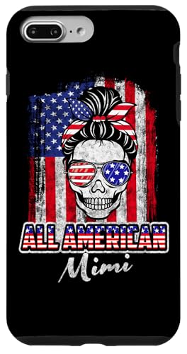 All American Mimi Patriotic Messy Bun Skull USA 4th Of July Hülle für iPhone 7 Plus/8 Plus All American Mimi Patriotic Messy Bun Skull USA 4th Of July Hülle für iPhone 7 Plus/8 Plus von All American 4th of July Matching Family