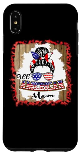 All American Mom Patriotic Messy Bun Usa Flag 4th of July Hülle für iPhone XS Max All American Mom Patriotic Messy Bun Usa Flag 4th of July Hülle für iPhone XS Max von All American 4th of July Matching Family