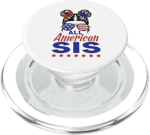 All American Sister 4th of July Sunglasses USA Flag PopSockets PopGrip für MagSafe All American Sister 4th of July Sunglasses USA Flag PopSockets PopGrip für MagSafe von All American 4th of July Matching Family