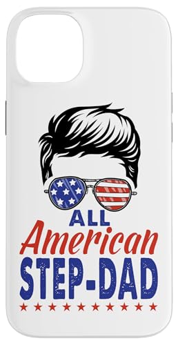 All American Step-Dad Sunglasses USA Flag 4th of July Hülle für iPhone 14 Plus All American Step-Dad Sunglasses USA Flag 4th of July Hülle für iPhone 14 Plus von All American 4th of July Matching Family