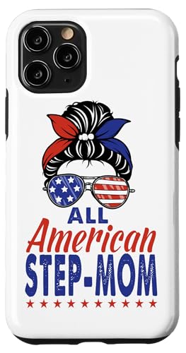 All American Step-Mom Sunglasses USA Flag 4th of July Hülle für iPhone 11 Pro All American Step-Mom Sunglasses USA Flag 4th of July Hülle für iPhone 11 Pro von All American 4th of July Matching Family