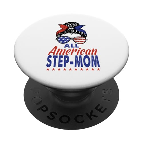 All American Step-Mom Sunglasses USA Flag 4th of July PopSockets Klebender PopGrip All American Step-Mom Sunglasses USA Flag 4th of July PopSockets Klebender PopGrip von All American 4th of July Matching Family