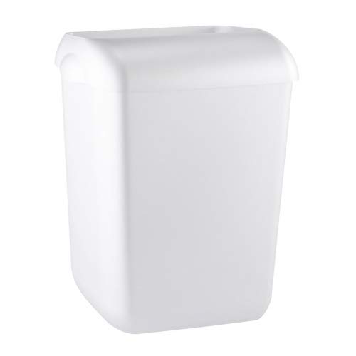 ALLCARE 5642 PlastiQline PQA55 Abfallbehälter 23 L halboffenen Kunststoff Weiß, 55L von All Care