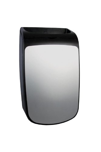 ALLCARE 5740 PlastiQline Exclusive Abfallbehälter Kunststoff Rostfreier Stahl/ABS, offen, 25 L von All Care