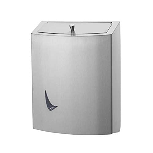 Allcare 4017 Wings WIN WBC9 SAL Edelstahl AFP-C Abfallbehälter geschlossen 9 Liter, von All Care