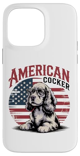 American Cocker Spaniel USA Flagge Design Hülle für iPhone 14 Pro Max American Cocker Spaniel USA Flagge Design Hülle für iPhone 14 Pro Max von All Dog Breeds