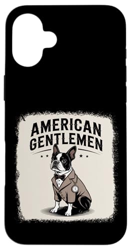 American Gentleman Boston Terrier Vintage-Anzugshund Hülle für iPhone 16 Plus American Gentleman Boston Terrier Vintage-Anzugshund Hülle für iPhone 16 Plus von All Dog Breeds