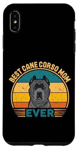 Best Cane Corso Mom Ever | Retro Italienischer Mastiff Hundeliebhaber Hülle für iPhone XS Max Best Cane Corso Mom Ever | Retro Italienischer Mastiff Hundeliebhaber Hülle für iPhone XS Max von All Dog Breeds