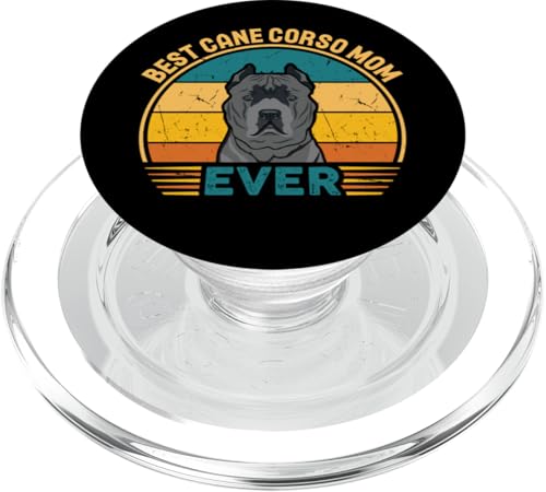Best Cane Corso Mom Ever | Retro Italienischer Mastiff Hundeliebhaber PopSockets PopGrip für MagSafe Best Cane Corso Mom Ever | Retro Italienischer Mastiff Hundeliebhaber PopSockets PopGrip für MagSafe von All Dog Breeds