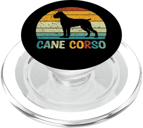 Cane Corso Vintage-Silhouette bei Sonnenuntergang | Italienischer Mastiff PopSockets PopGrip für MagSafe Cane Corso Vintage-Silhouette bei Sonnenuntergang | Italienischer Mastiff PopSockets PopGrip für MagSafe von All Dog Breeds