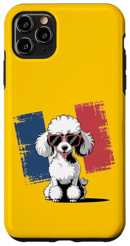 Coole französische Pudel-Flagge, Used-Look Hülle für iPhone 11 Pro Max Coole französische Pudel-Flagge, Used-Look Hülle für iPhone 11 Pro Max von All Dog Breeds
