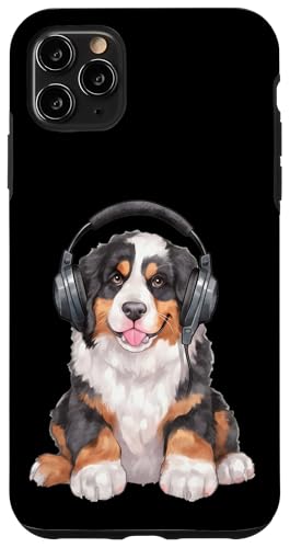 Cooler Berner Sennenhund mit Kopfhörer Berner Musikliebhaber Hülle für iPhone 11 Pro Max Cooler Berner Sennenhund mit Kopfhörer Berner Musikliebhaber Hülle für iPhone 11 Pro Max von All Dog Breeds