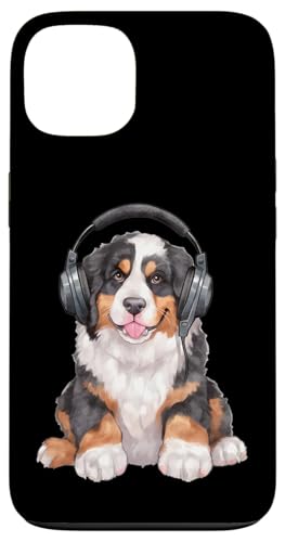 Cooler Berner Sennenhund mit Kopfhörer Berner Musikliebhaber Hülle für iPhone 13 Cooler Berner Sennenhund mit Kopfhörer Berner Musikliebhaber Hülle für iPhone 13 von All Dog Breeds