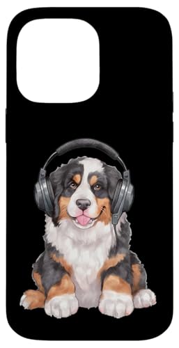 Cooler Berner Sennenhund mit Kopfhörer Berner Musikliebhaber Hülle für iPhone 14 Pro Max Cooler Berner Sennenhund mit Kopfhörer Berner Musikliebhaber Hülle für iPhone 14 Pro Max von All Dog Breeds