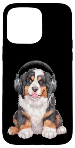 Cooler Berner Sennenhund mit Kopfhörer Berner Musikliebhaber Hülle für iPhone 15 Pro Max Cooler Berner Sennenhund mit Kopfhörer Berner Musikliebhaber Hülle für iPhone 15 Pro Max von All Dog Breeds