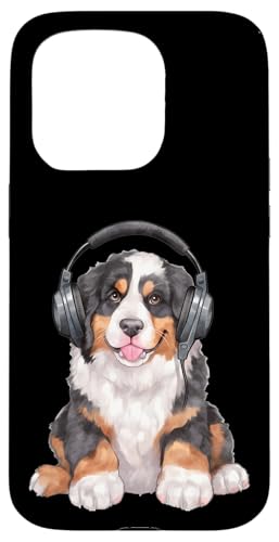 Cooler Berner Sennenhund mit Kopfhörer Berner Musikliebhaber Hülle für iPhone 15 Pro Cooler Berner Sennenhund mit Kopfhörer Berner Musikliebhaber Hülle für iPhone 15 Pro von All Dog Breeds