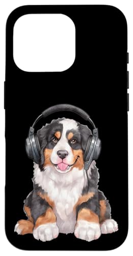 Cooler Berner Sennenhund mit Kopfhörer Berner Musikliebhaber Hülle für iPhone 16 Pro Cooler Berner Sennenhund mit Kopfhörer Berner Musikliebhaber Hülle für iPhone 16 Pro von All Dog Breeds