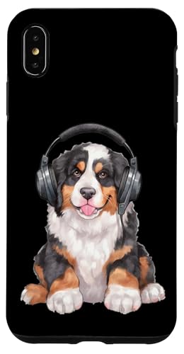 Cooler Berner Sennenhund mit Kopfhörer Berner Musikliebhaber Hülle für iPhone XS Max Cooler Berner Sennenhund mit Kopfhörer Berner Musikliebhaber Hülle für iPhone XS Max von All Dog Breeds