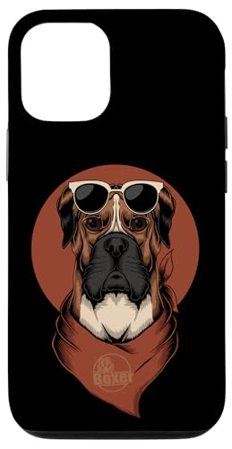 Cooler Boxer Hund mit Bandana & Sonnenbrille - Graphic Hülle für iPhone 12/12 Pro von All Dog Breeds