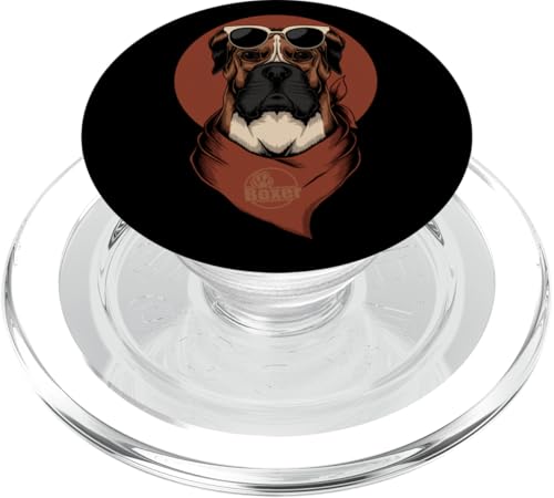 Cooler Boxer Hund mit Bandana & Sonnenbrille - Graphic PopSockets PopGrip für MagSafe Cooler Boxer Hund mit Bandana & Sonnenbrille - Graphic PopSockets PopGrip für MagSafe von All Dog Breeds