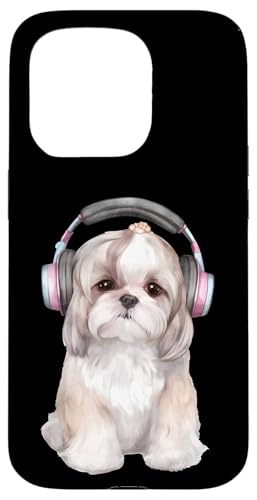Cooles Shih Tzu mit Kopfhörern | Music-Loving Hülle für iPhone 15 Pro Cooles Shih Tzu mit Kopfhörern | Music-Loving Hülle für iPhone 15 Pro von All Dog Breeds