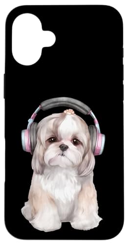 Cooles Shih Tzu mit Kopfhörern | Music-Loving Hülle für iPhone 16 Plus Cooles Shih Tzu mit Kopfhörern | Music-Loving Hülle für iPhone 16 Plus von All Dog Breeds
