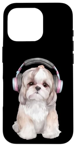 Cooles Shih Tzu mit Kopfhörern | Music-Loving Hülle für iPhone 16 Pro Cooles Shih Tzu mit Kopfhörern | Music-Loving Hülle für iPhone 16 Pro von All Dog Breeds