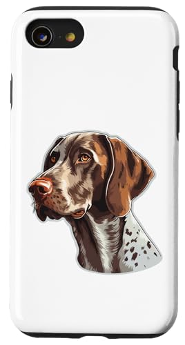 Deutsch Kurzhaar - Realistische Hunderasse Grafik Hülle für iPhone SE (2020) / 7 / 8 von All Dog Breeds