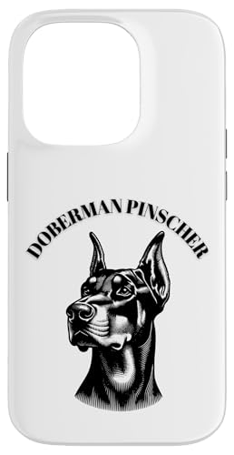 Dobermann Pinscher Silhouette Portrait Hund Kunst Hülle für iPhone 14 Pro Dobermann Pinscher Silhouette Portrait Hund Kunst Hülle für iPhone 14 Pro von All Dog Breeds