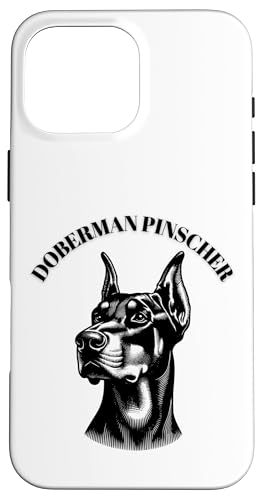 Dobermann Pinscher Silhouette Portrait Hund Kunst Hülle für iPhone 16 Pro Max Dobermann Pinscher Silhouette Portrait Hund Kunst Hülle für iPhone 16 Pro Max von All Dog Breeds