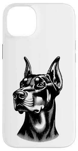 Dobermann-Silhouette Hülle für iPhone 14 Plus Dobermann-Silhouette Hülle für iPhone 14 Plus von All Dog Breeds
