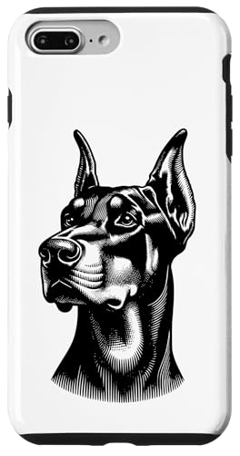 Dobermann-Silhouette Hülle für iPhone 7 Plus/8 Plus Dobermann-Silhouette Hülle für iPhone 7 Plus/8 Plus von All Dog Breeds