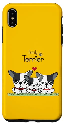Family Terrier Boston Terrier Cartoon Hund Niedlicher Welpe Hülle für iPhone XS Max Family Terrier Boston Terrier Cartoon Hund Niedlicher Welpe Hülle für iPhone XS Max von All Dog Breeds