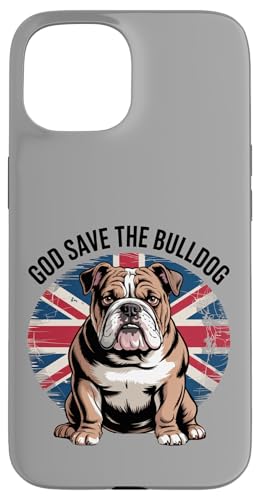 Gott schütze die Bulldogge Hülle für iPhone 15 von All Dog Breeds