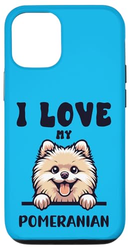 I Love My Pomeranian - Cute Happy Pom Cartoon Hülle für iPhone 12/12 Pro I Love My Pomeranian - Cute Happy Pom Cartoon Hülle für iPhone 12/12 Pro von All Dog Breeds