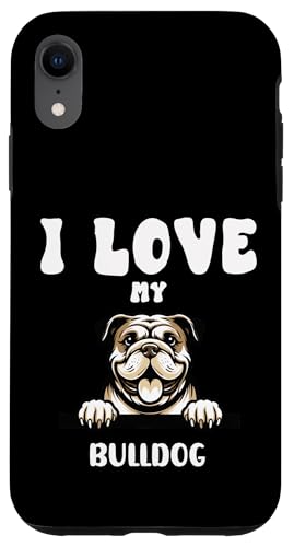 Ich liebe meine Bulldogge Hülle für iPhone XR Ich liebe meine Bulldogge Hülle für iPhone XR von All Dog Breeds