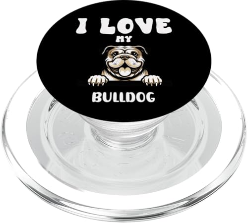 Ich liebe meine Bulldogge PopSockets PopGrip für MagSafe Ich liebe meine Bulldogge PopSockets PopGrip für MagSafe von All Dog Breeds