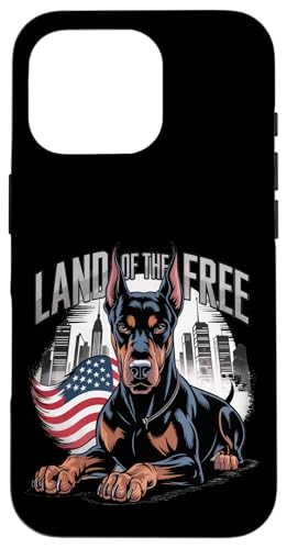 "Land der Freien - Dobermann Patriot Edition" Hülle für iPhone 16 Pro "Land der Freien - Dobermann Patriot Edition" Hülle für iPhone 16 Pro von All Dog Breeds