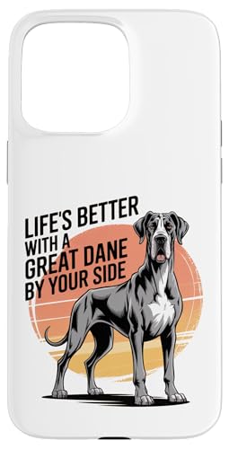 Life's Better With A Great Dogge | Vintage Dog Lover Hülle für iPhone 15 Pro Max Life's Better With A Great Dogge | Vintage Dog Lover Hülle für iPhone 15 Pro Max von All Dog Breeds