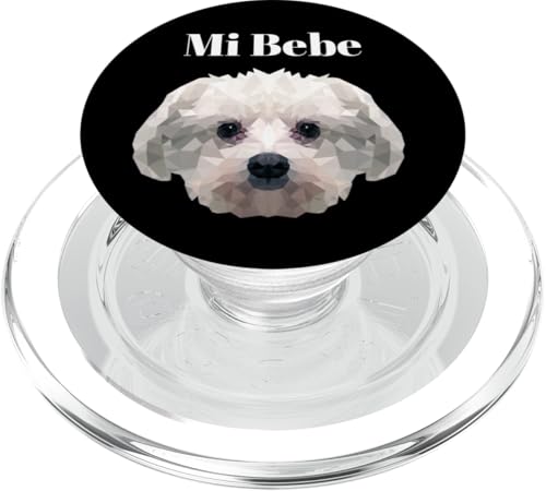 Mi Bebe Französischer Pudel Abstrakter Hund PopSockets PopGrip für MagSafe Mi Bebe Französischer Pudel Abstrakter Hund PopSockets PopGrip für MagSafe von All Dog Breeds